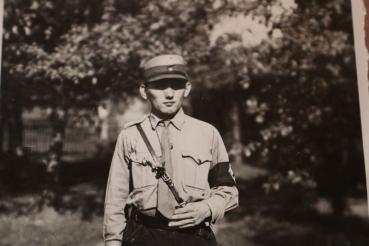 Preview: altes Foto - Portrait eines S.A. Mannes - 1934